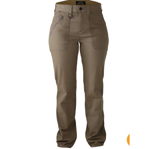 Noble Outfitters Pants Womens 10 Brown Cargo Workwear Utility Outdoor Durable - Picture 1 of 16